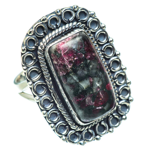 Russian Eudialyte Rings handcrafted by Ana Silver Co - RING55830