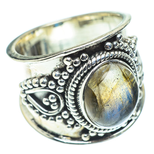 Labradorite Rings handcrafted by Ana Silver Co - RING55833
