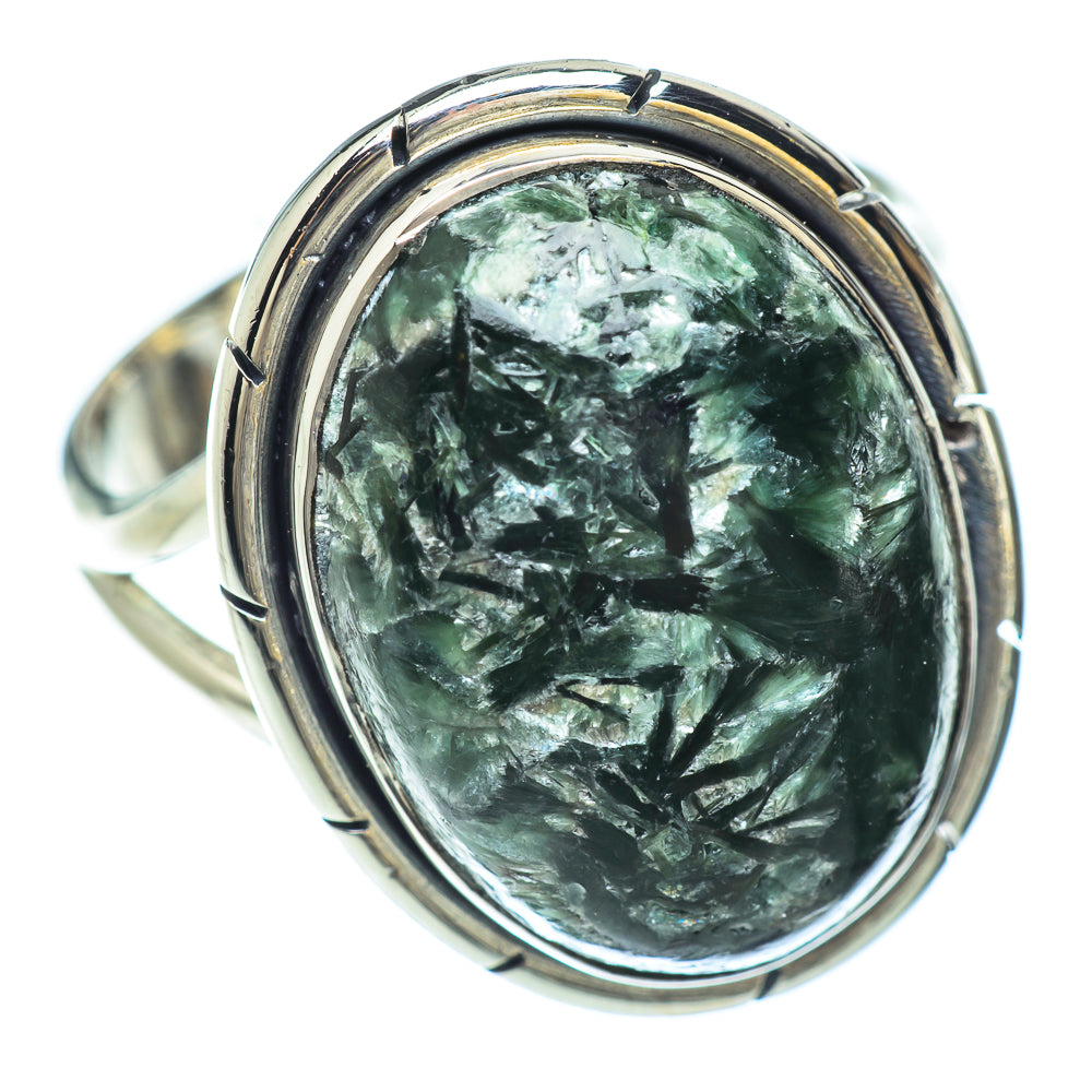 Seraphinite Rings handcrafted by Ana Silver Co - RING55839