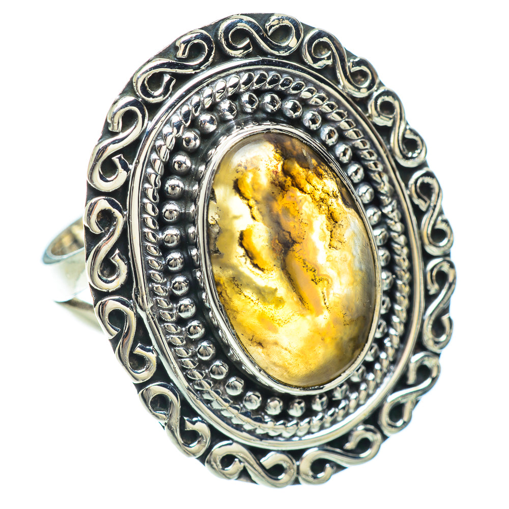 Montana Agate Rings handcrafted by Ana Silver Co - RING55845