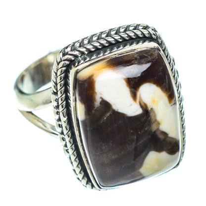 Peanut Wood Jasper Rings handcrafted by Ana Silver Co - RING55848