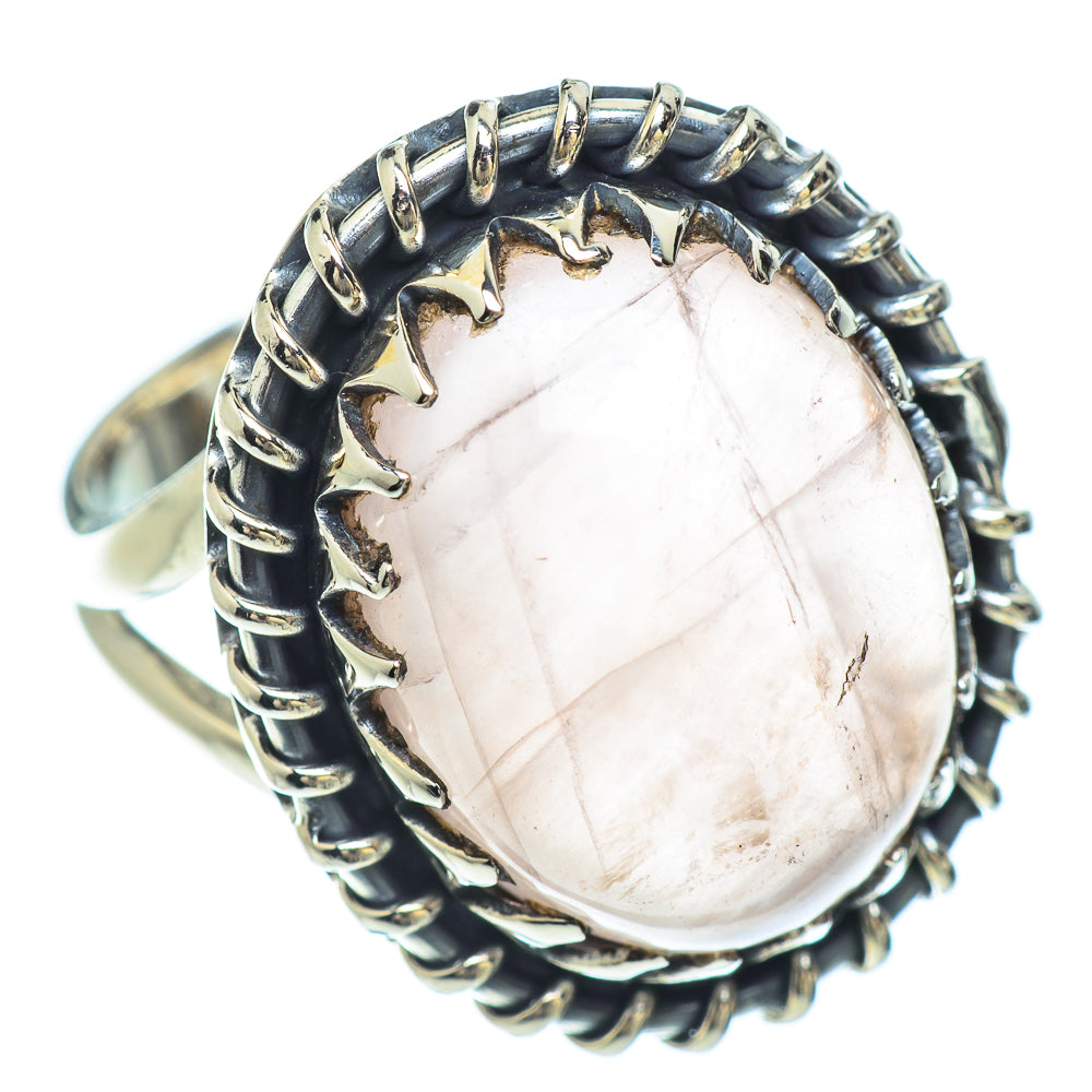 Rose Quartz Rings handcrafted by Ana Silver Co - RING55853