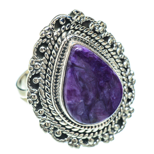 Charoite Rings handcrafted by Ana Silver Co - RING55860