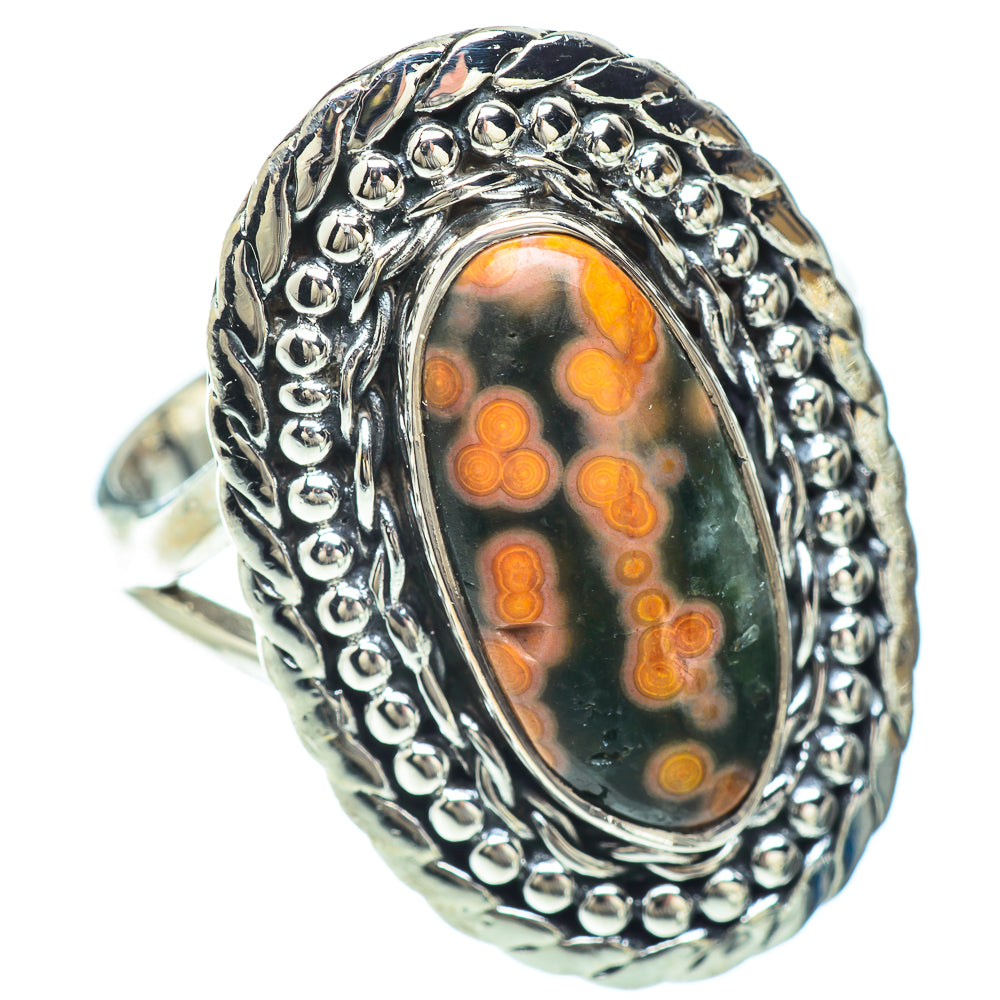 Ocean Jasper Rings handcrafted by Ana Silver Co - RING55867