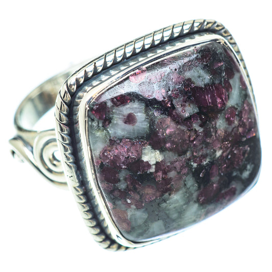 Russian Eudialyte Rings handcrafted by Ana Silver Co - RING55894