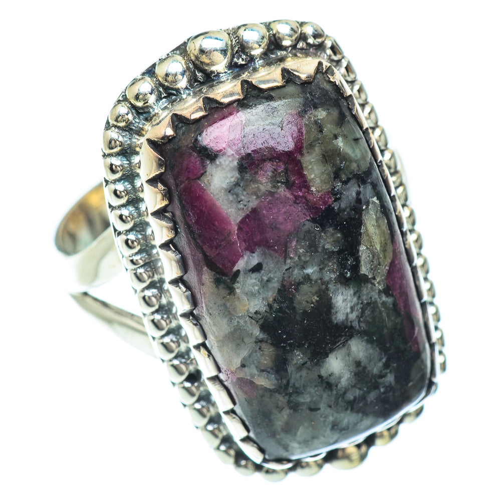 Russian Eudialyte Rings handcrafted by Ana Silver Co - RING55895