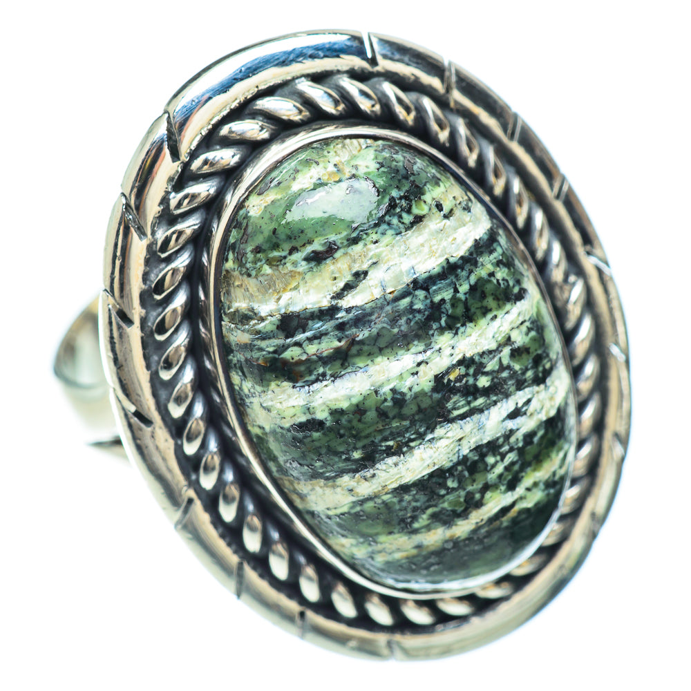 Lizard Jasper Rings handcrafted by Ana Silver Co - RING55909