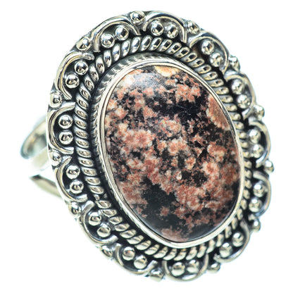 Snowflake Obsidian Rings handcrafted by Ana Silver Co - RING55914
