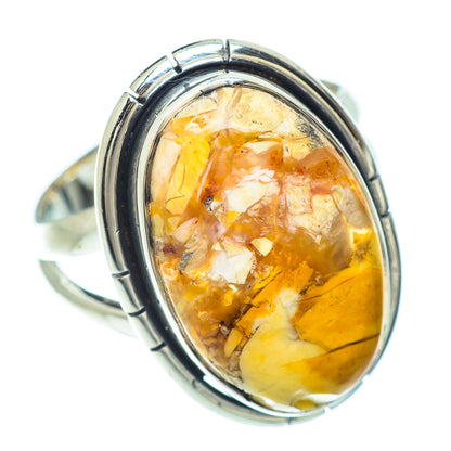 Brecciated Mookaite Rings handcrafted by Ana Silver Co - RING55920