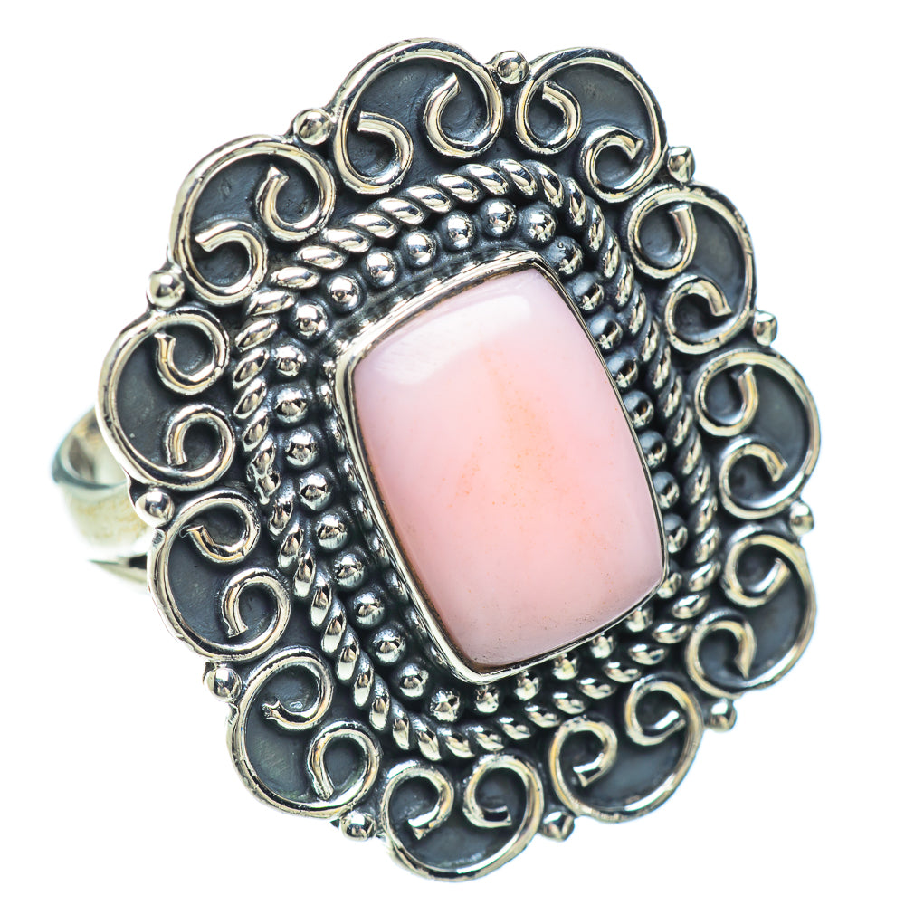 Pink Opal Rings handcrafted by Ana Silver Co - RING55924