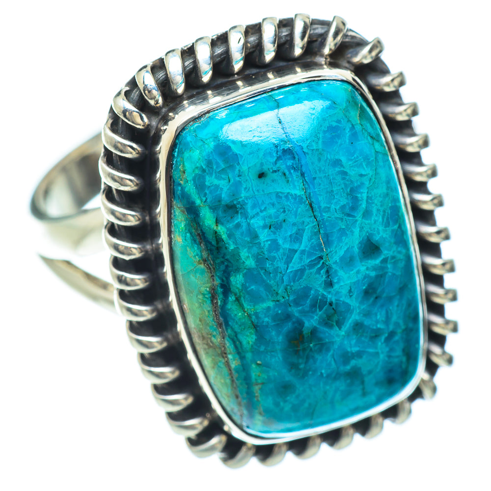 Chrysocolla Rings handcrafted by Ana Silver Co - RING55938