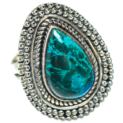 Chrysocolla Rings handcrafted by Ana Silver Co - RING55943