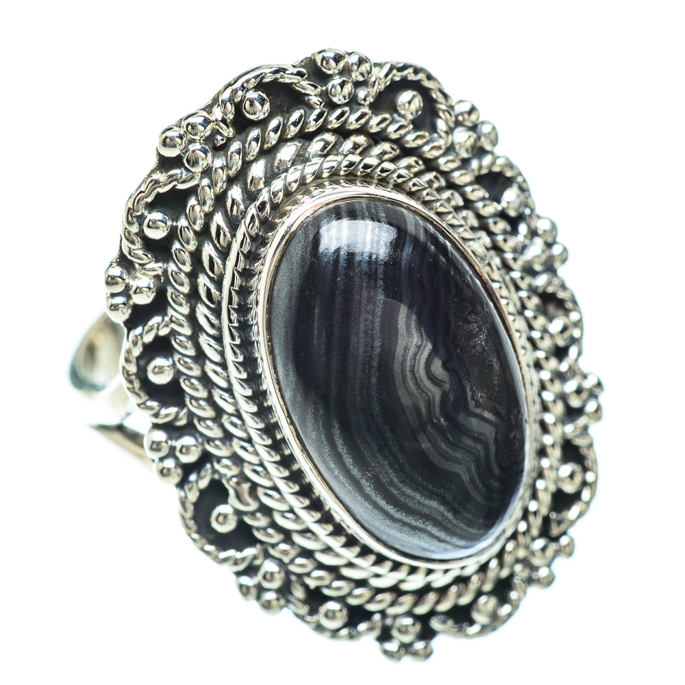 Psilomelane Rings handcrafted by Ana Silver Co - RING55959