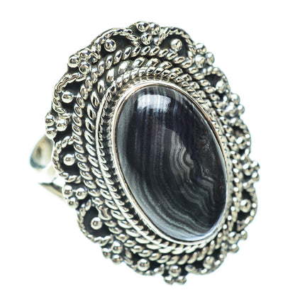 Psilomelane Rings handcrafted by Ana Silver Co - RING55959