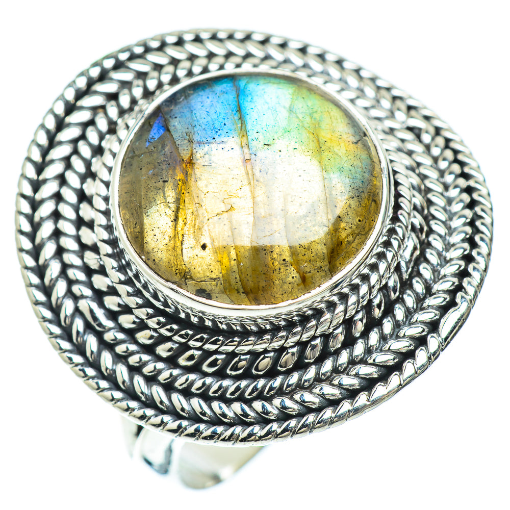 Labradorite Rings handcrafted by Ana Silver Co - RING55963