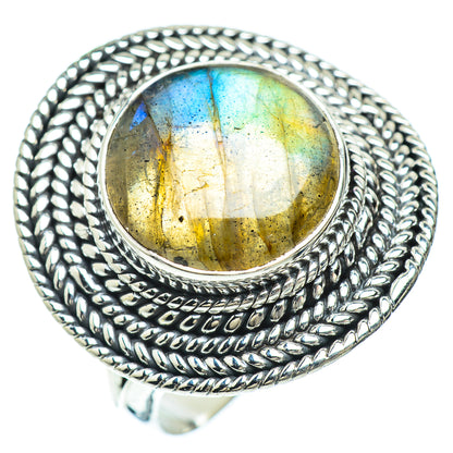 Labradorite Rings handcrafted by Ana Silver Co - RING55963
