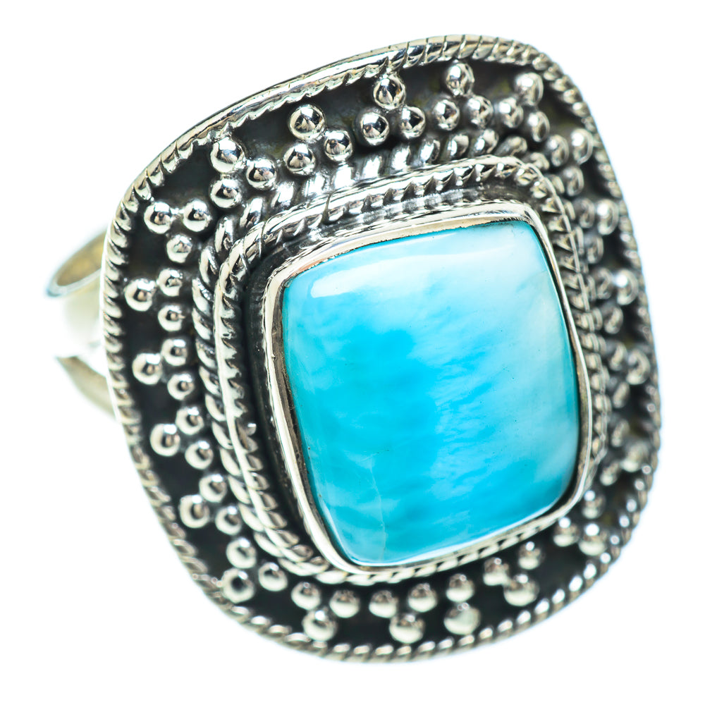 Larimar Rings handcrafted by Ana Silver Co - RING55968