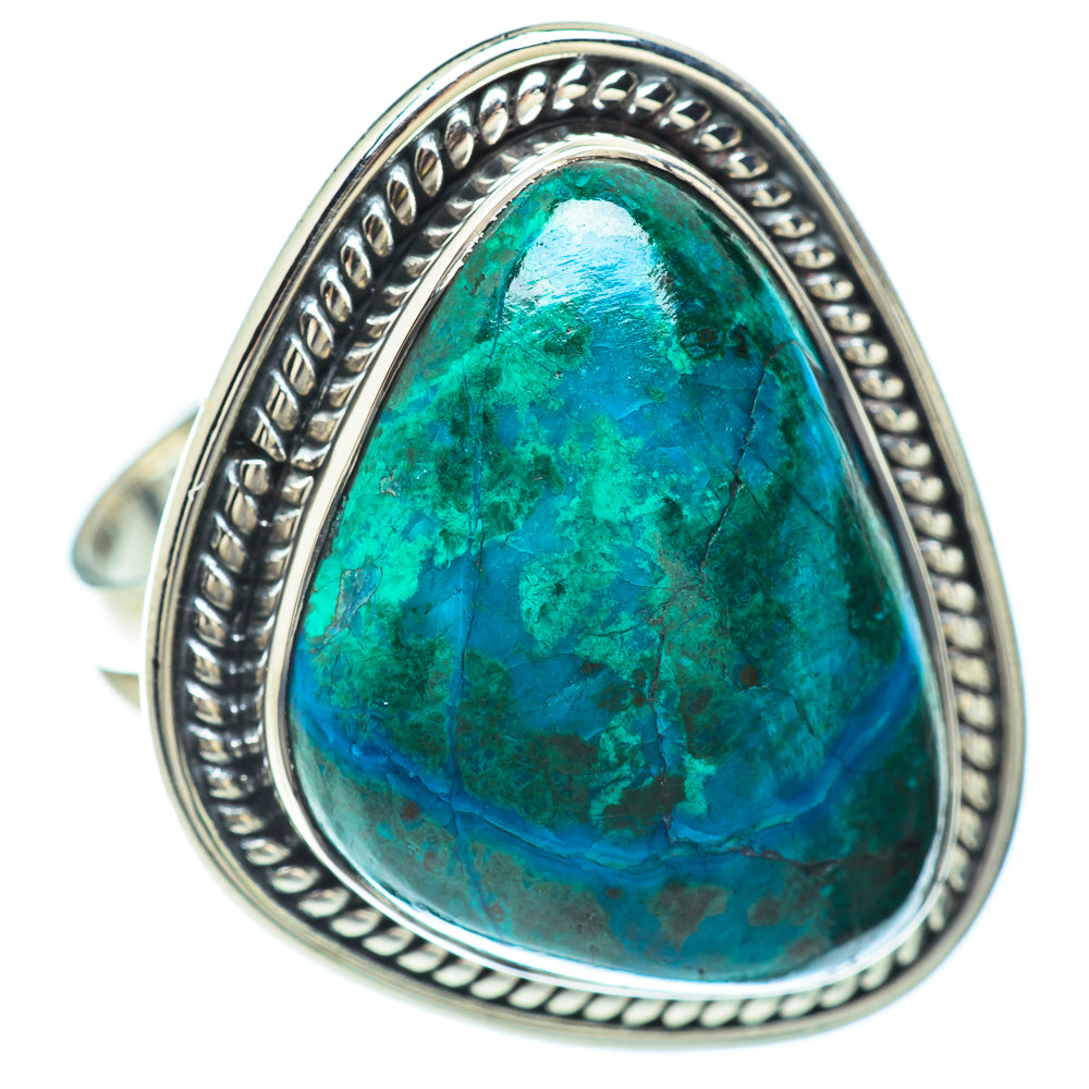 Chrysocolla Rings handcrafted by Ana Silver Co - RING55994