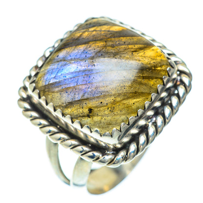Labradorite Rings handcrafted by Ana Silver Co - RING55995