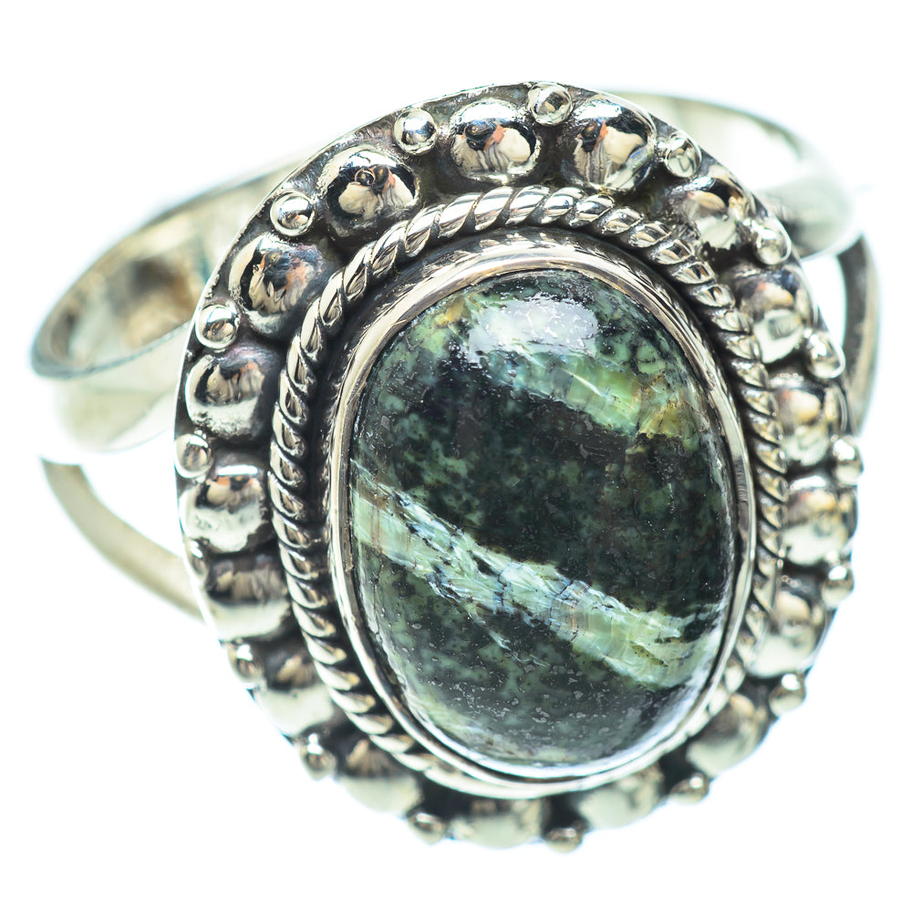 Lizard Jasper Rings handcrafted by Ana Silver Co - RING56000