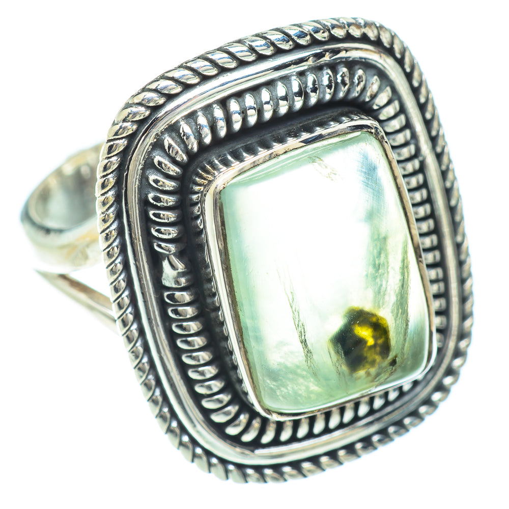 Green Fluorite Rings handcrafted by Ana Silver Co - RING56032