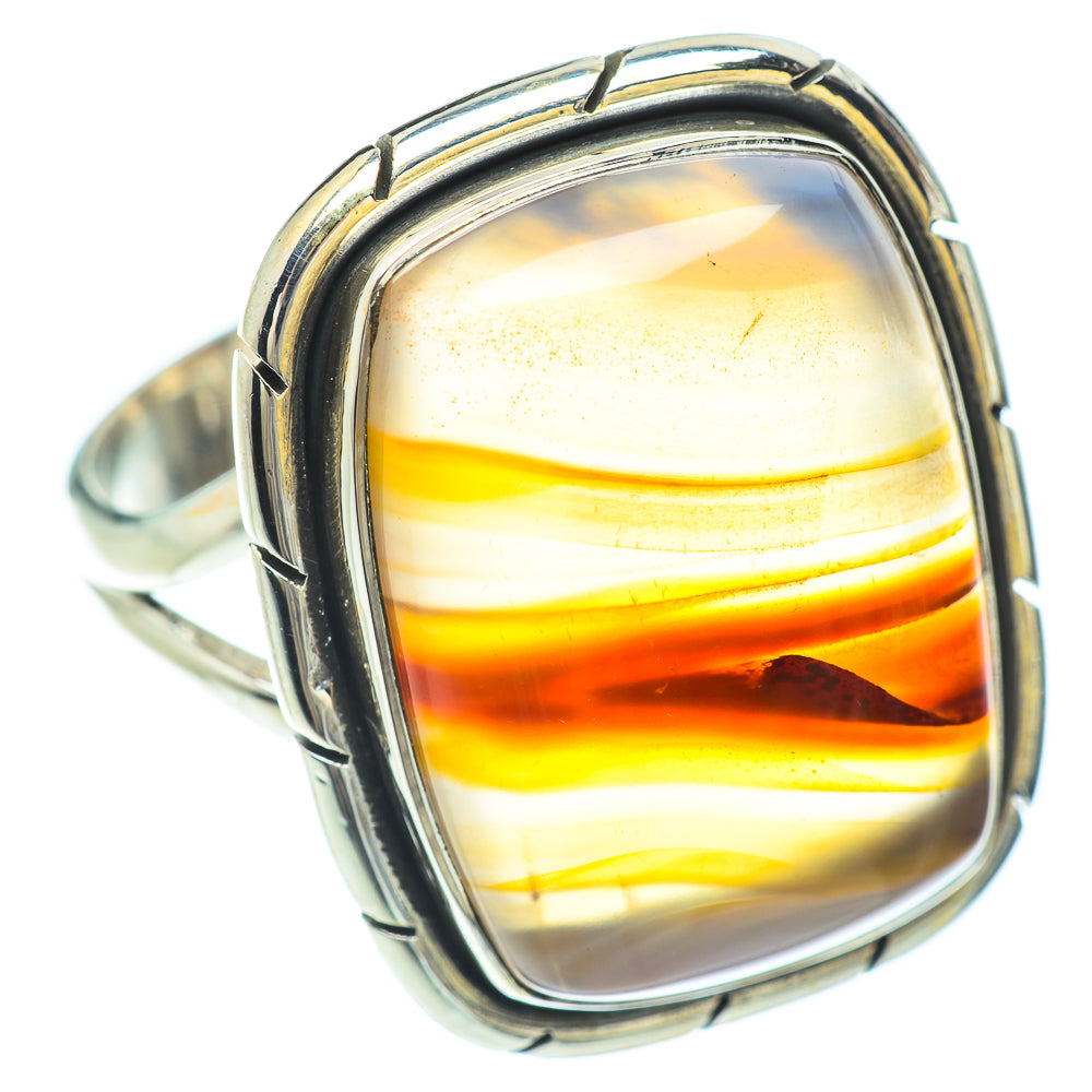 Montana Agate Rings handcrafted by Ana Silver Co - RING56040