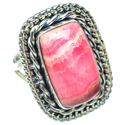 Rhodochrosite Rings handcrafted by Ana Silver Co - RING56042