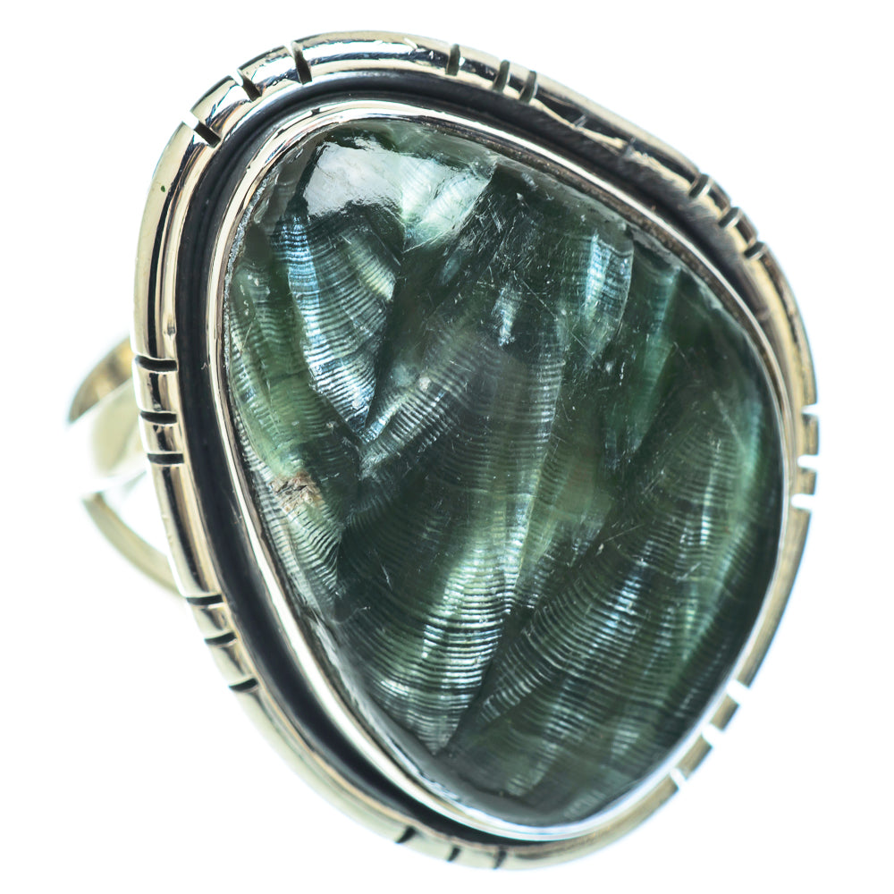 Seraphinite Rings handcrafted by Ana Silver Co - RING56058