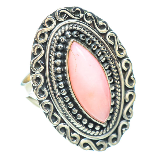 Pink Opal Rings handcrafted by Ana Silver Co - RING56068