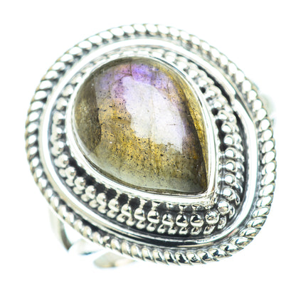 Labradorite Rings handcrafted by Ana Silver Co - RING56072 - Photo 2