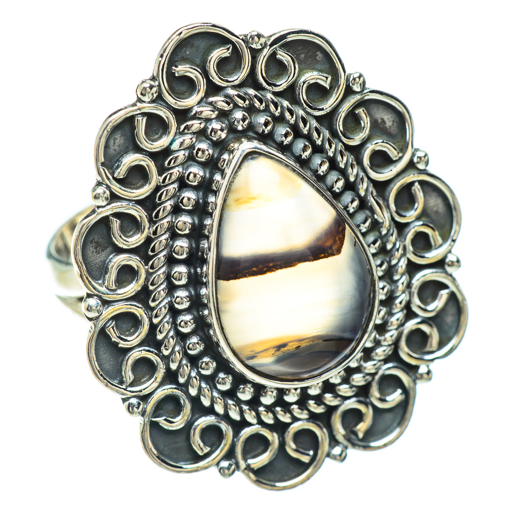Montana Agate Rings handcrafted by Ana Silver Co - RING56075