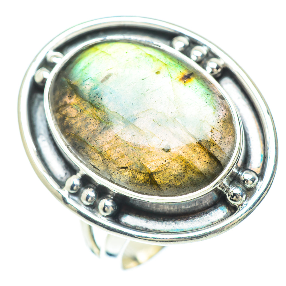 Labradorite Rings handcrafted by Ana Silver Co - RING56085