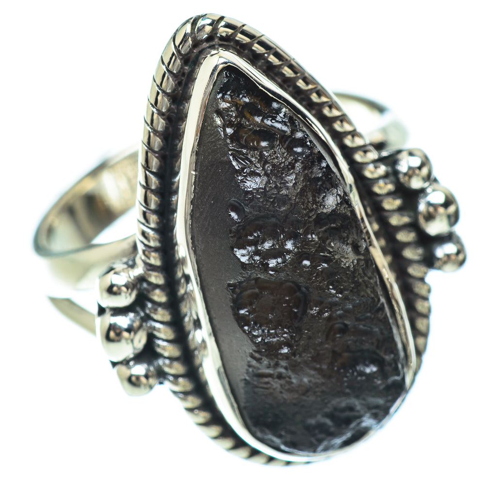 Tektite Rings handcrafted by Ana Silver Co - RING56098