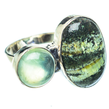 Lizard Jasper Rings handcrafted by Ana Silver Co - RING56112
