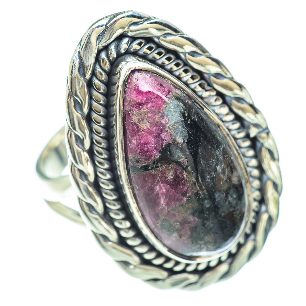 Russian Eudialyte Rings handcrafted by Ana Silver Co - RING56119