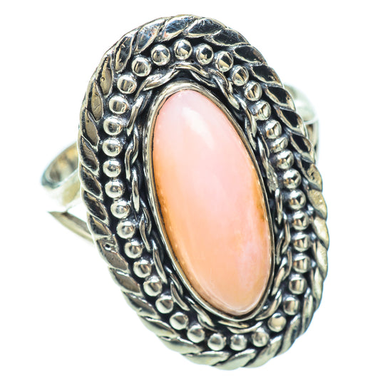 Pink Opal Rings handcrafted by Ana Silver Co - RING56120