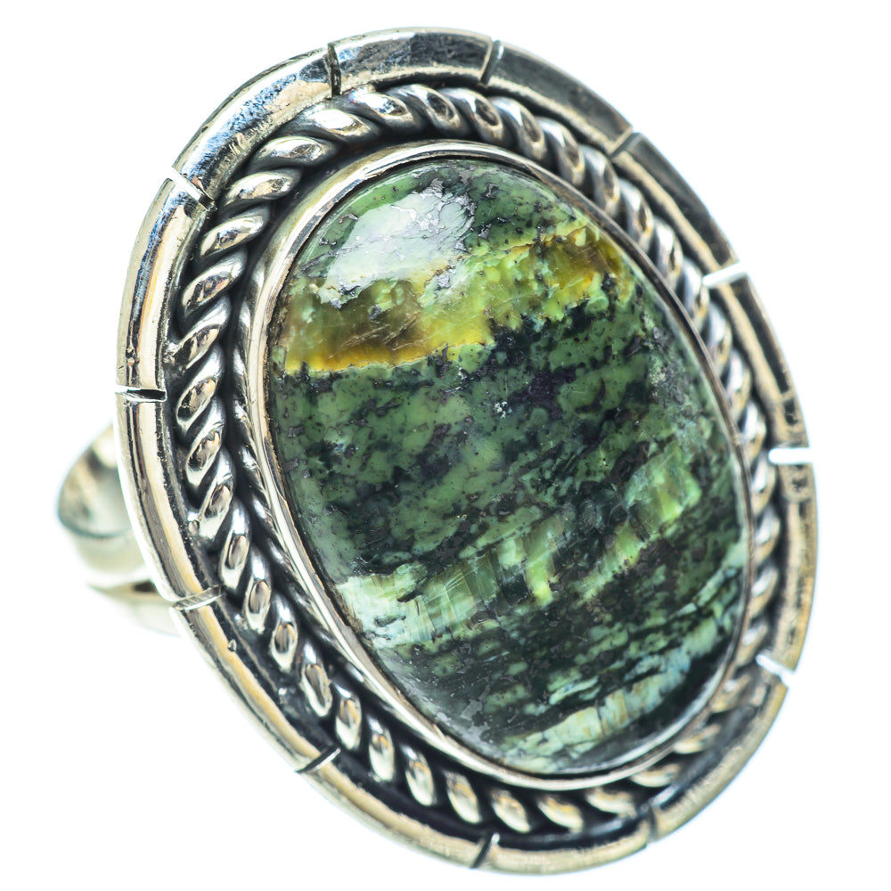 Seraphinite Rings handcrafted by Ana Silver Co - RING56149