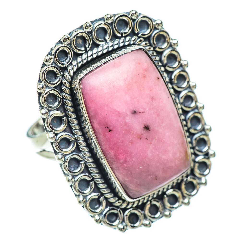 Rhodonite Rings handcrafted by Ana Silver Co - RING56163