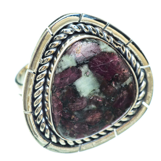 Russian Eudialyte Rings handcrafted by Ana Silver Co - RING56168