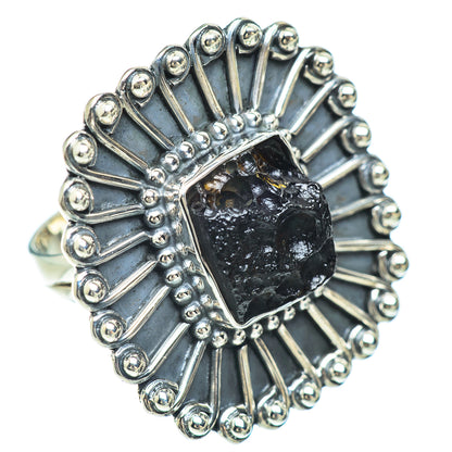 Tektite Rings handcrafted by Ana Silver Co - RING56171 - Photo 2