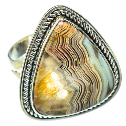 Botswana Agate Rings handcrafted by Ana Silver Co - RING56194