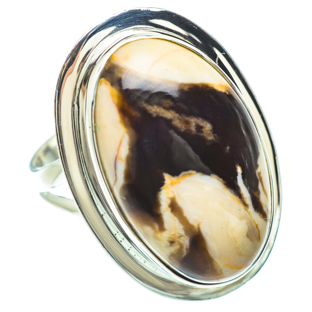 Peanut Wood Jasper Rings handcrafted by Ana Silver Co - RING56196