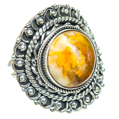 Plume Agate Rings handcrafted by Ana Silver Co - RING56198