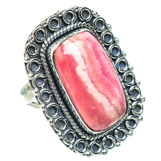 Rhodochrosite Rings handcrafted by Ana Silver Co - RING56201