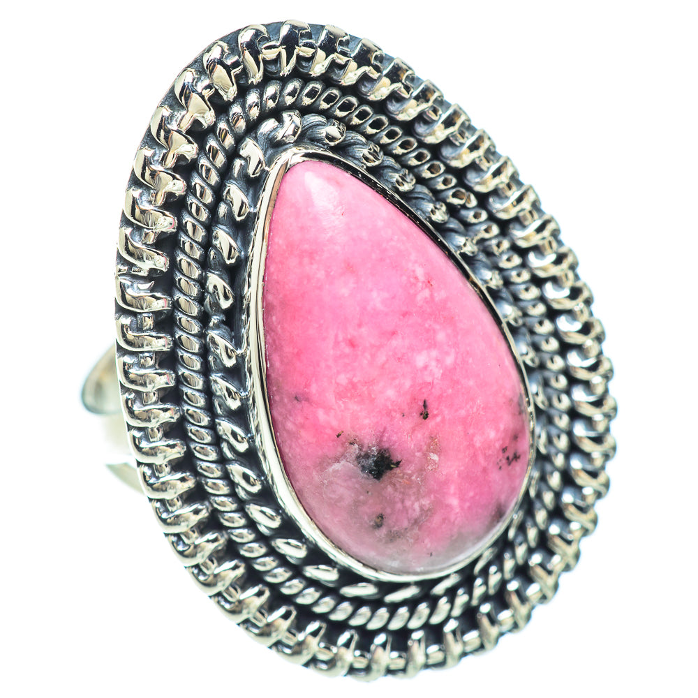 Rhodonite Rings handcrafted by Ana Silver Co - RING56202