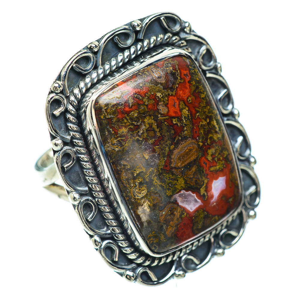Red Jasper Rings handcrafted by Ana Silver Co - RING56228