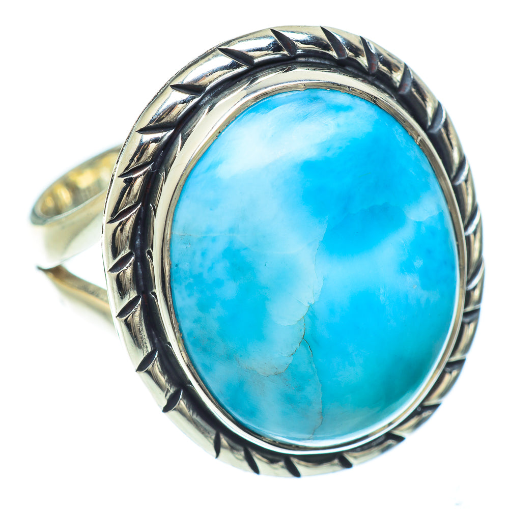 Larimar Rings handcrafted by Ana Silver Co - RING56237