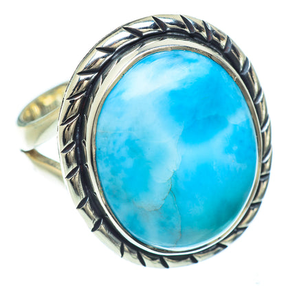 Larimar Rings handcrafted by Ana Silver Co - RING56237