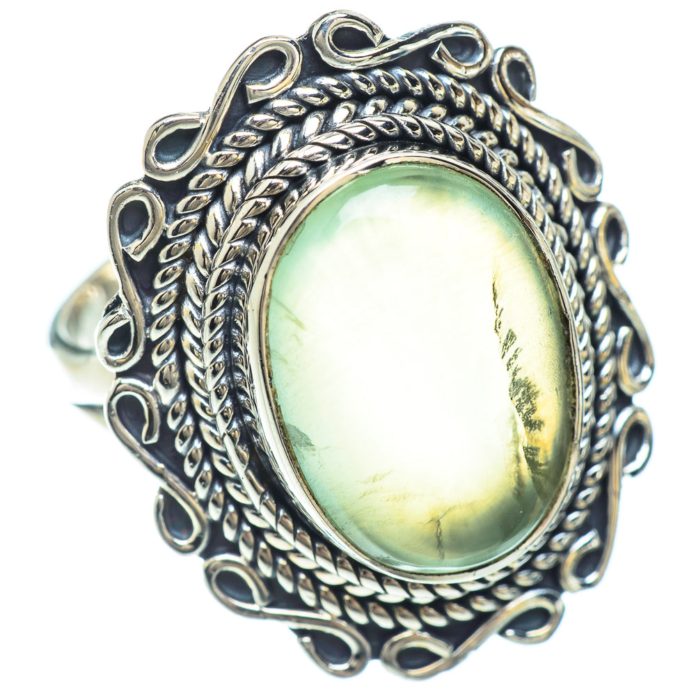 Prehnite Rings handcrafted by Ana Silver Co - RING56239