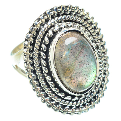 Labradorite Rings handcrafted by Ana Silver Co - RING56240